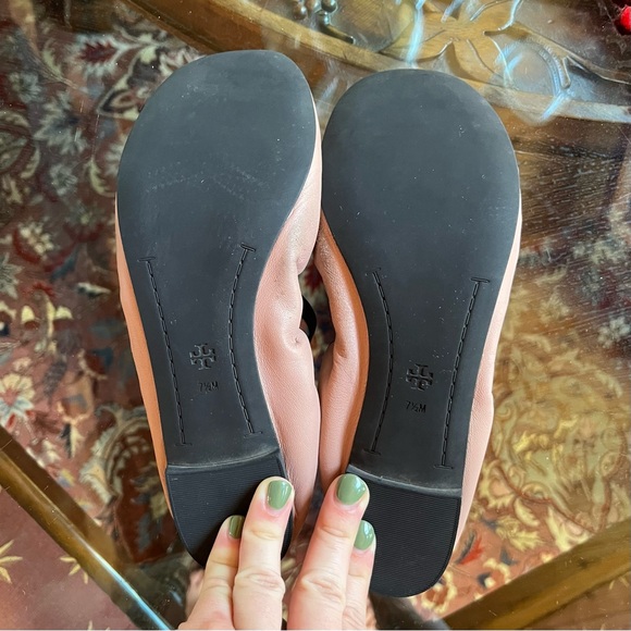 Pink Tori Burch Ballerina Flats - Picture 3 of 5